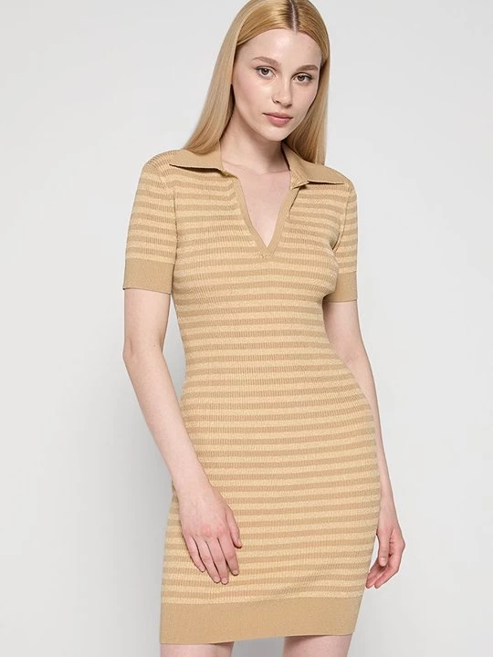 Foto van product Gebreide jurk Michael Kors zandkleur