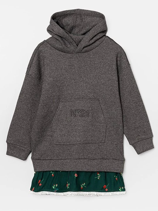 Foto van product Gebreide jurk N°21 donkergrijs