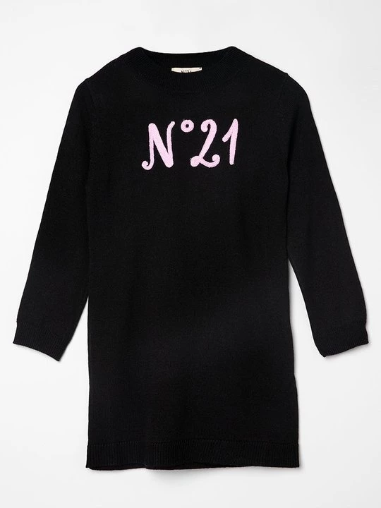 Foto van product Gebreide jurk N°21 zwart