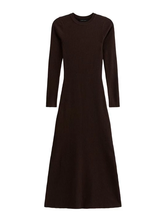 Foto van product Gebreide jurk New Look donkerbruin