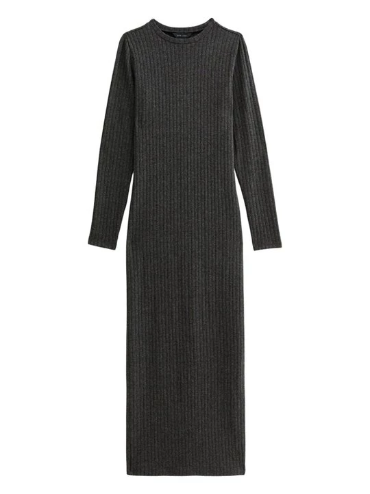Foto van product Gebreide jurk New Look donkergrijs