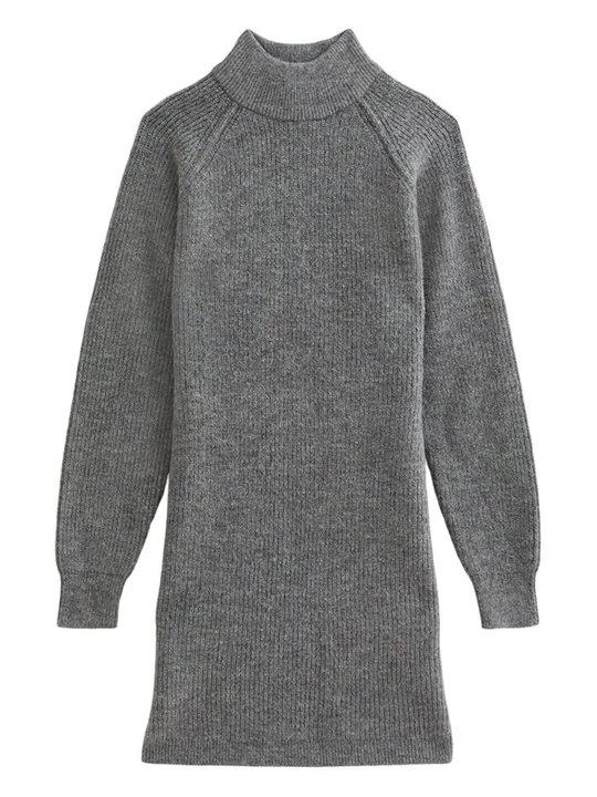 Foto van product Gebreide jurk New Look grijs