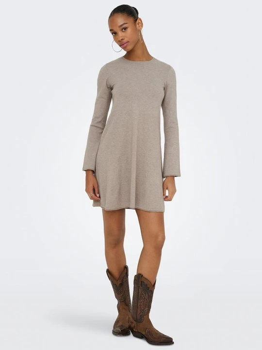 Foto van product Gebreide jurk Only bruin