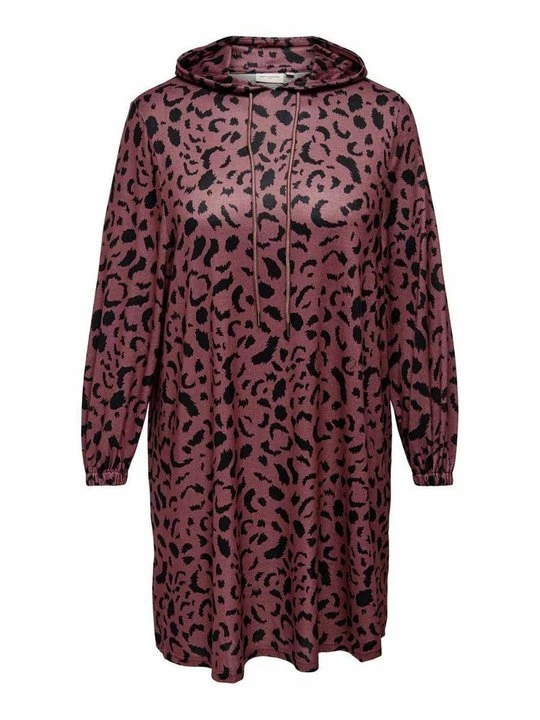 Foto van product Gebreide jurk ONLY Carmakoma rood