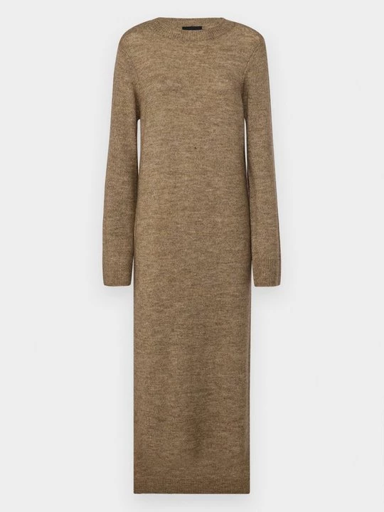 Foto van product Gebreide jurk Pieces bruin