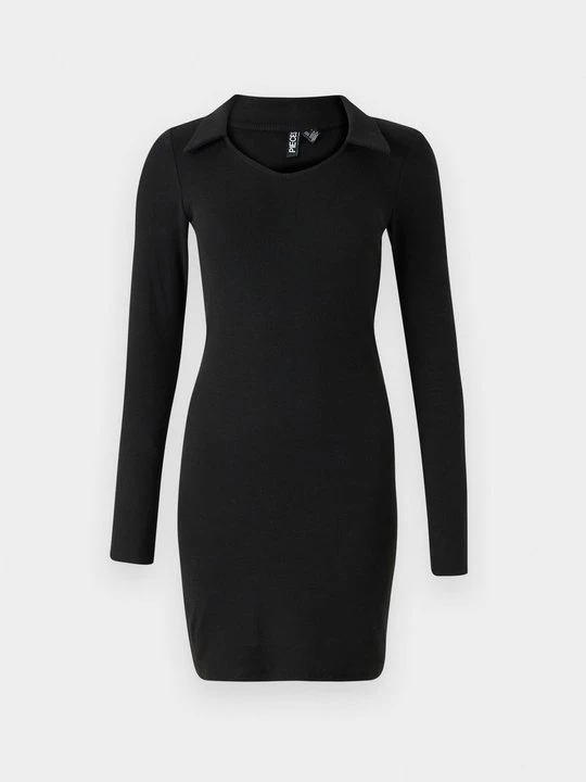 Foto van product Gebreide jurk Pieces zwart