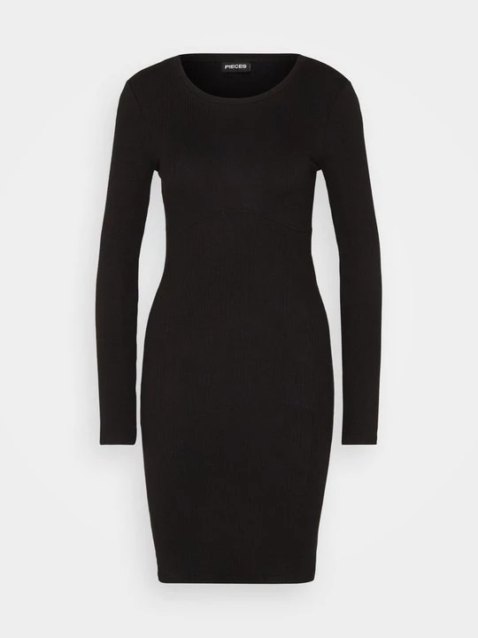 Foto van product Gebreide jurk Pieces zwart
