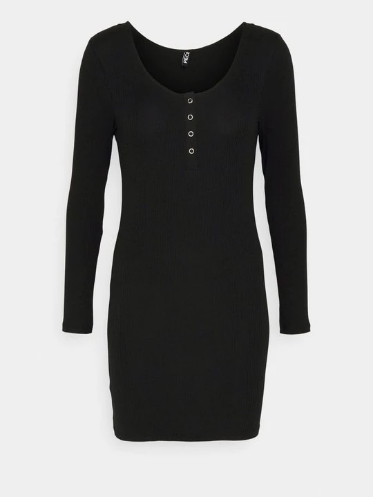 Foto van product Gebreide jurk Pieces zwart