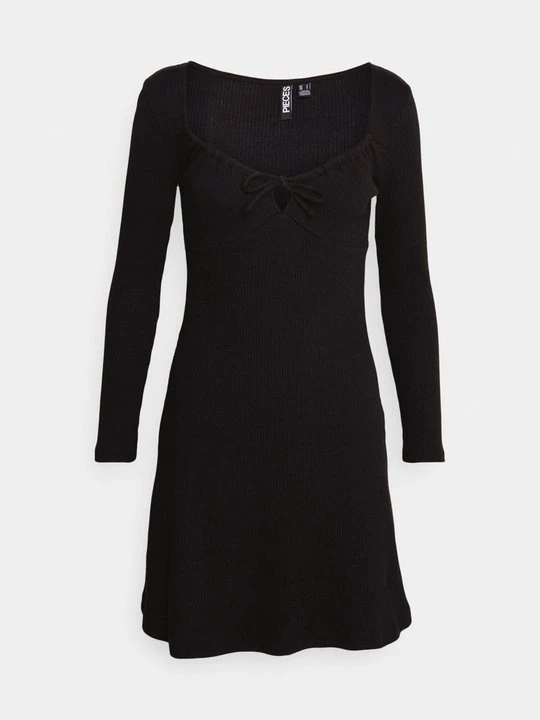 Foto van product Gebreide jurk Pieces zwart