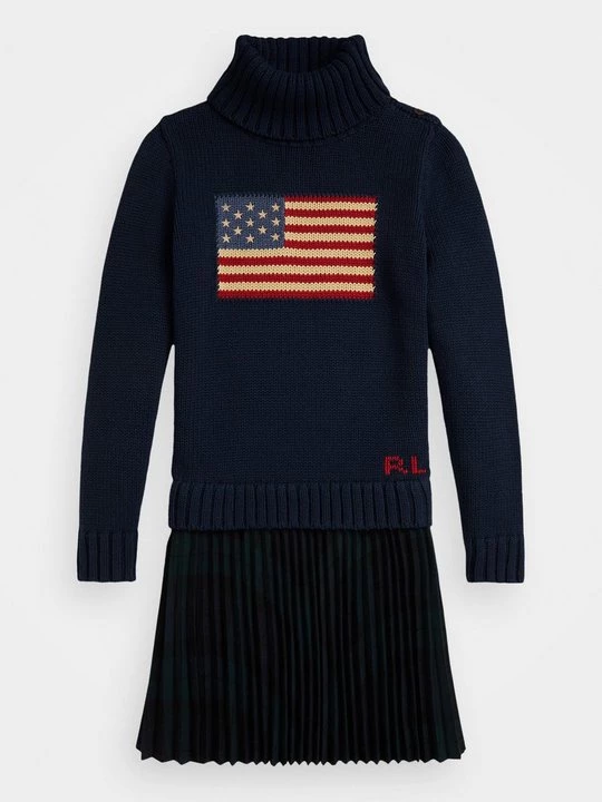Foto van product Gebreide jurk Polo Ralph Lauren blauw