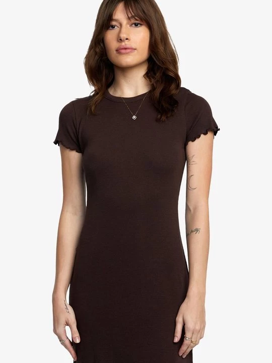 Foto van product Gebreide jurk RVCA bruin