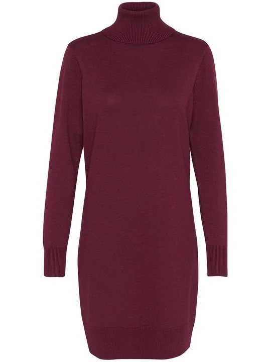 Foto van product Gebreide jurk Saint Tropez rood gemêleerd