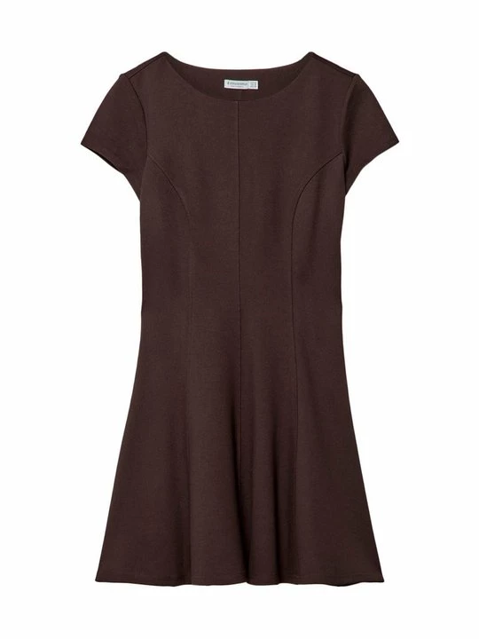 Foto van product Gebreide jurk Stradivarius bruin