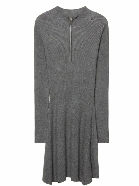 Foto van product Gebreide jurk Stradivarius donkergrijs
