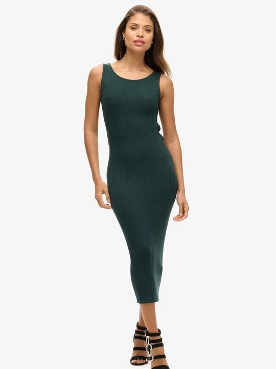 Foto van product Gebreide jurk Superdry groen