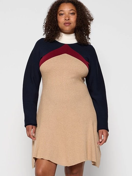 Foto van product Gebreide jurk Tommy Hilfiger beżowy