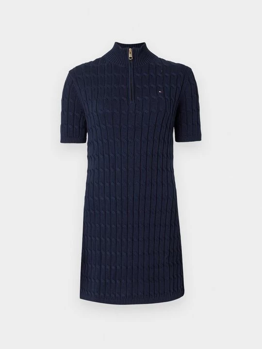 Foto van product Gebreide jurk Tommy Hilfiger donkerblauw