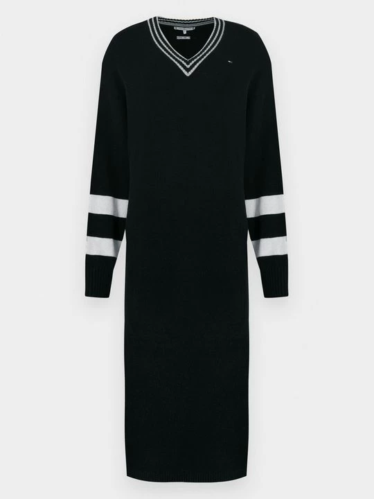 Foto van product Gebreide jurk Tommy Hilfiger zwart