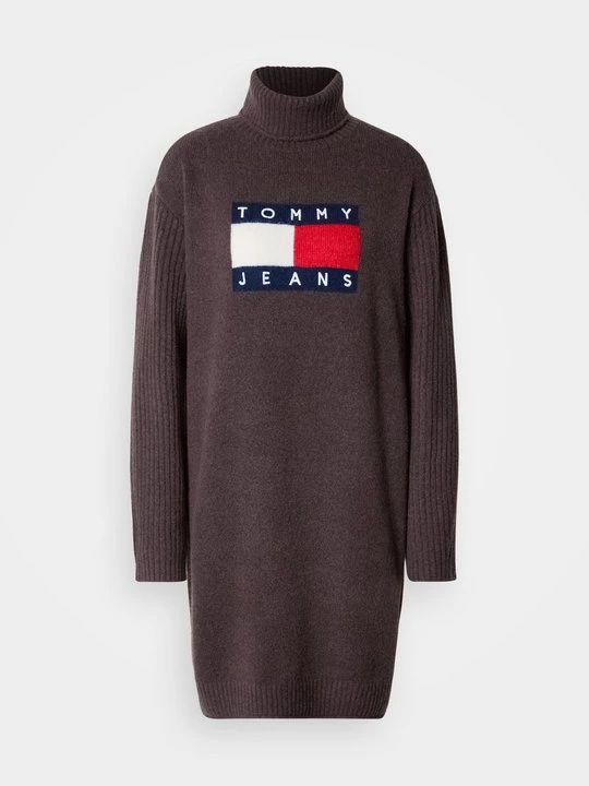 Foto van product Gebreide jurk Tommy Jeans bruin