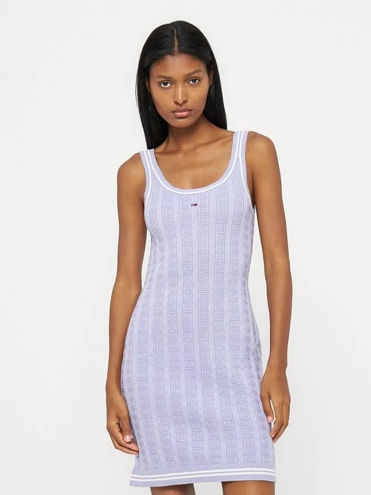 Foto van product Gebreide jurk Tommy Jeans lila