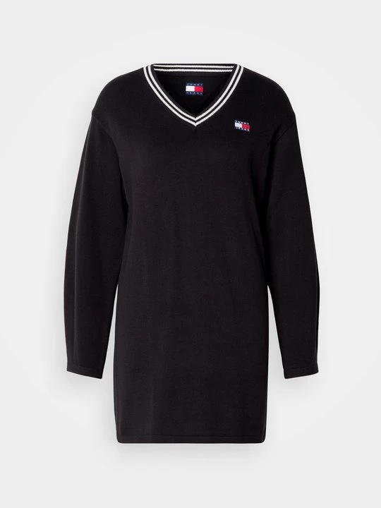 Foto van product Gebreide jurk Tommy Jeans zwart