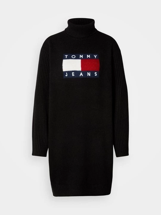 Foto van product Gebreide jurk Tommy Jeans zwart