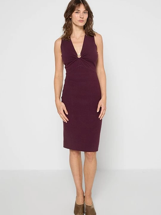 Foto van product Gebreide jurk TWINSET bordeauxrood