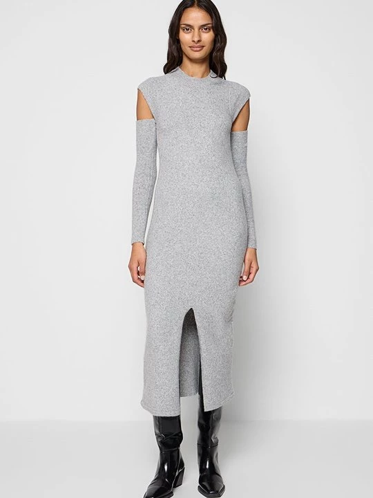 Foto van product Gebreide jurk TWINSET grijs
