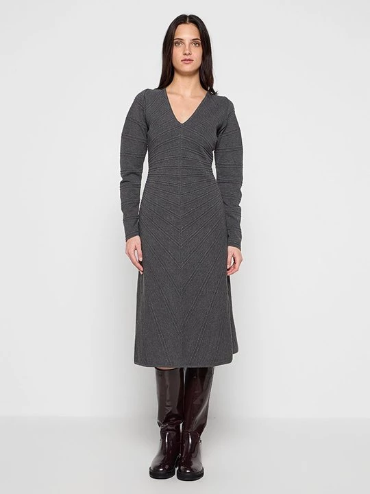 Foto van product Gebreide jurk TWINSET grijs