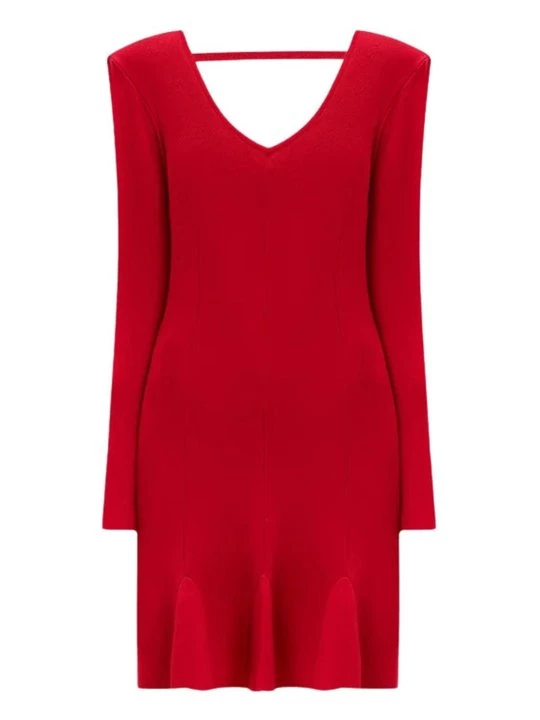 Foto van product Gebreide jurk TWINSET rood