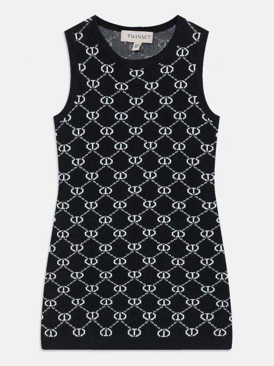 Foto van product Gebreide jurk TWINSET zwart