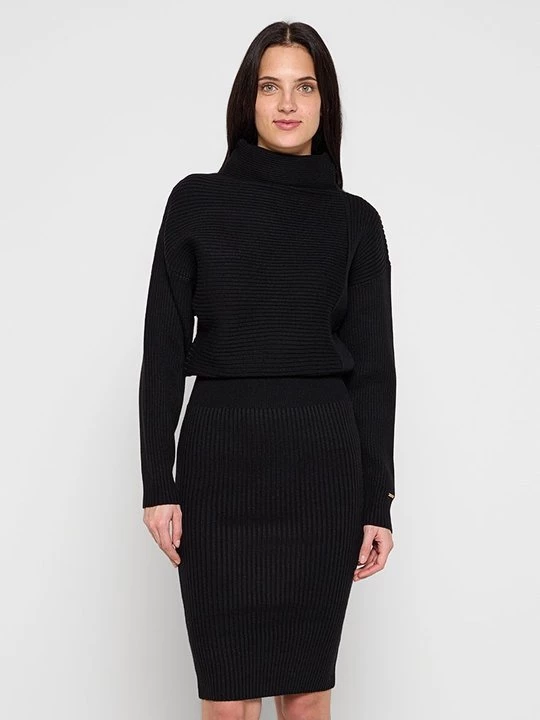 Foto van product Gebreide jurk TWINSET zwart