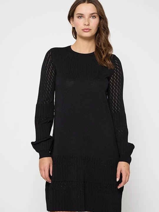 Foto van product Gebreide jurk TWINSET zwart