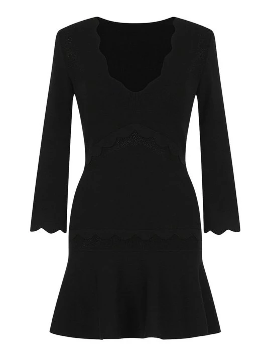 Foto van product Gebreide jurk TWINSET zwart