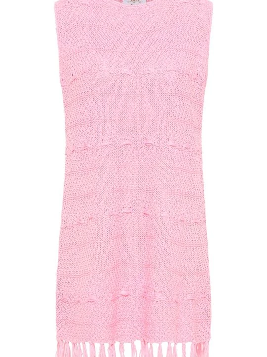 Foto van product Gebreide jurk usha roze