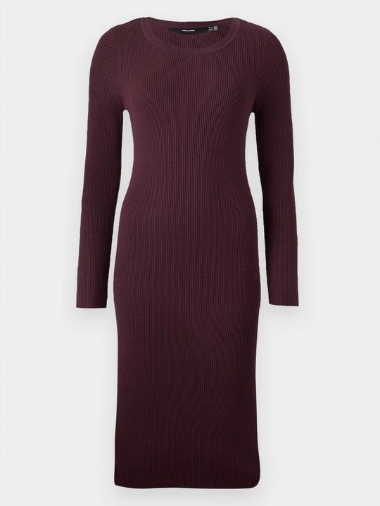 Foto van product Gebreide jurk Vero Moda bordeauxrood