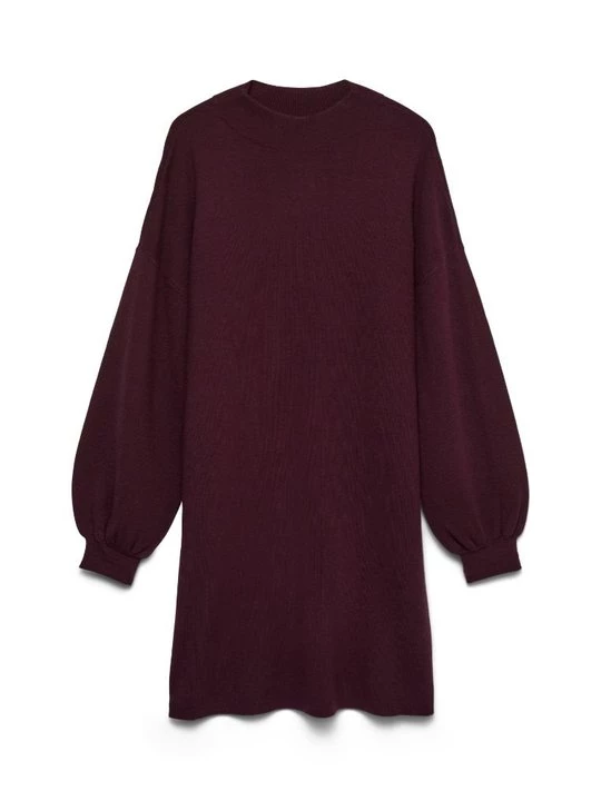 Foto van product Gebreide jurk Vero Moda bordeauxrood