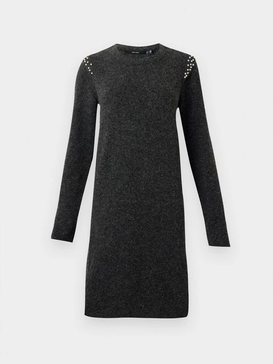 Foto van product Gebreide jurk Vero Moda donkergrijs gemêleerd