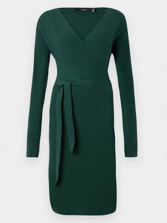 Foto van product Gebreide jurk Vero Moda donkergroen