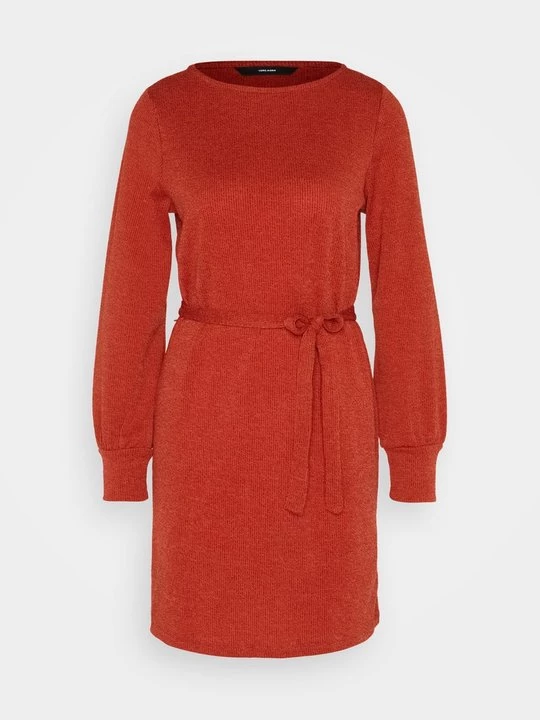 Foto van product Gebreide jurk Vero Moda donkerrood