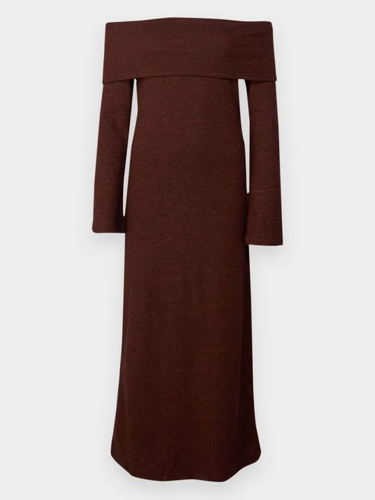 Foto van product Gebreide jurk Vero Moda donkerrood