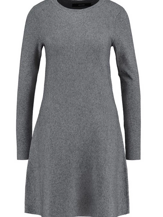 Foto van product Gebreide jurk Vero Moda grijs gemêleerd