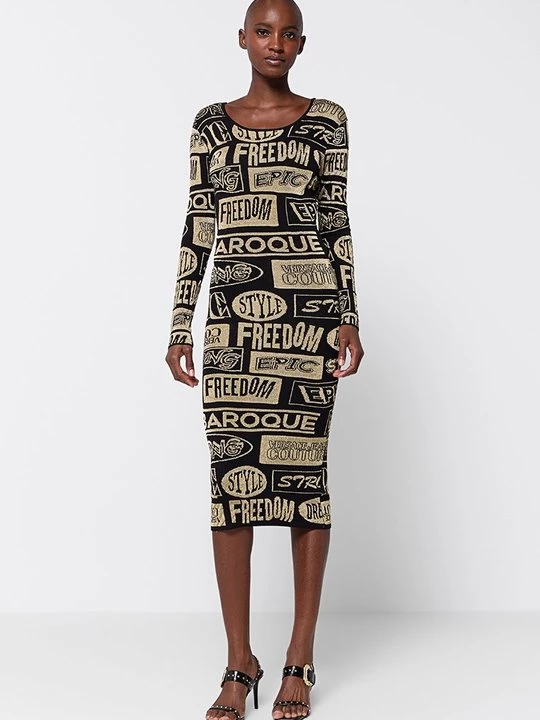 Foto van product Gebreide jurk Versace Jeans Couture zwart