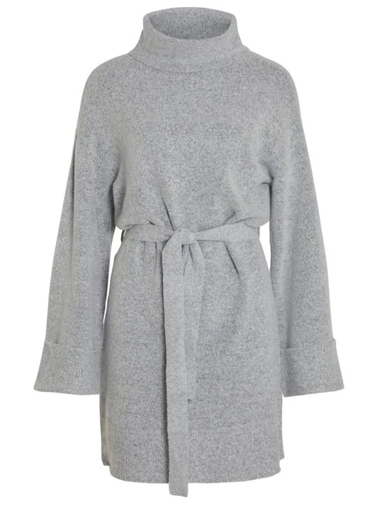Foto van product Gebreide jurk Vila lichtgrijs gemêleerd
