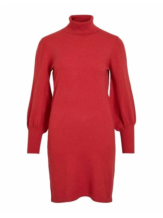 Foto van product Gebreide jurk Vila rood