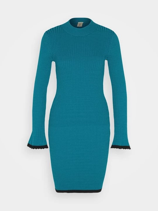 Foto van product Gebreide jurk Y.A.S turquoise