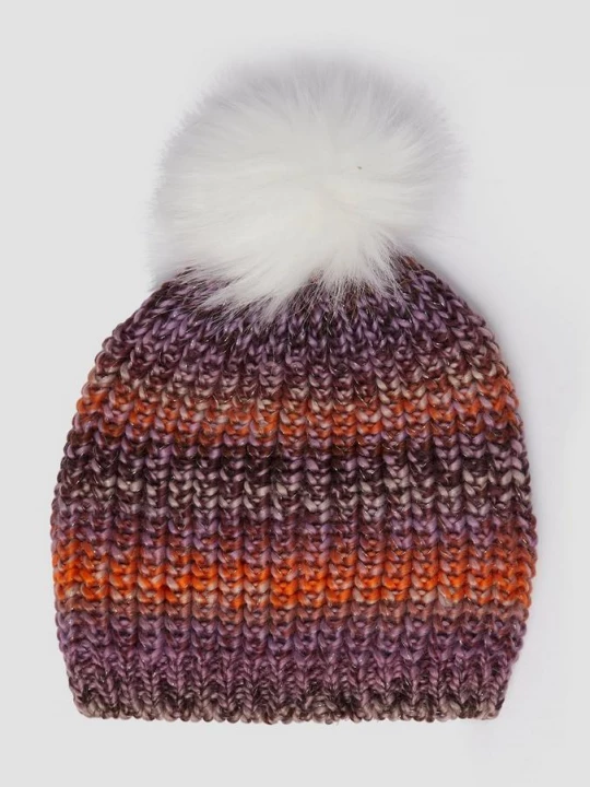 Foto van product Gebreide muts met fleece inzet en glittergaren s.Oliver