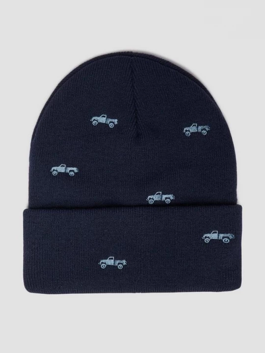 Foto van product Gebreide muts met geborduurd motief s.Oliver blauw
