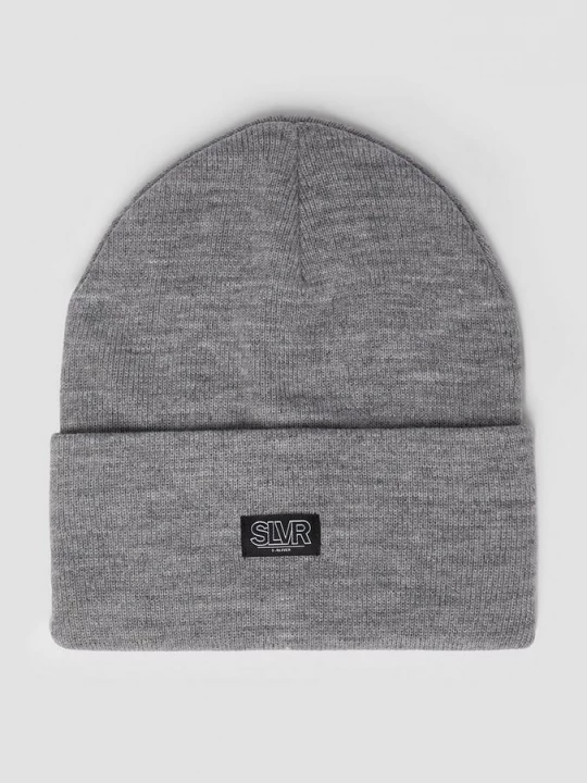 Foto van product Gebreide muts met label s.Oliver grijs