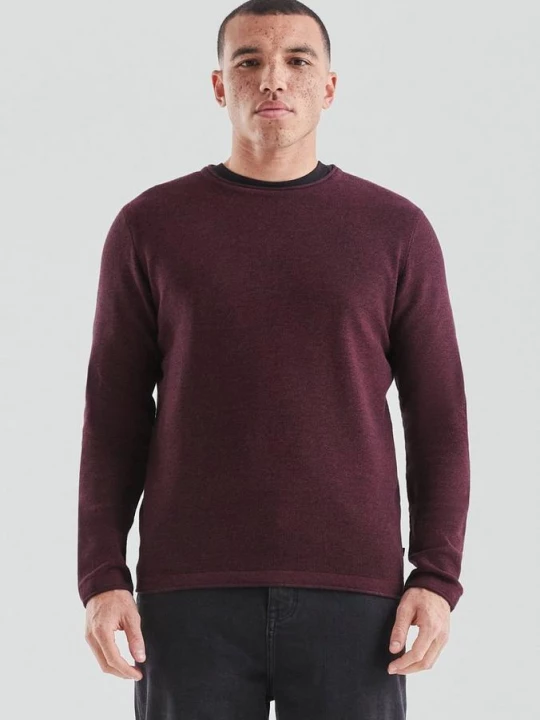 Foto van product Gebreide trui met kasjmier QS rood